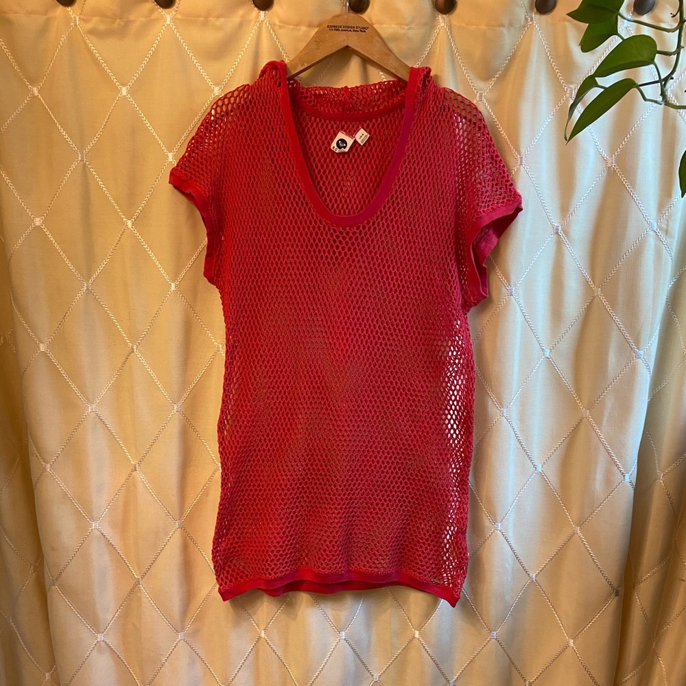 Roxy netted swim cover up